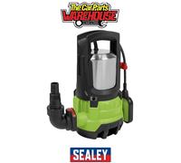 Sealey Submersible Dirty Water Pump WPD415 Hi-Flow Stainless Auto 417 L/min 230V