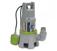 Sealey WPD415 High Flow Submersible Stainless Dirty Water Pump Automatic 333L/Min 230V