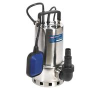 Sealey WPS225A 235ltr/min Automatic Stainless Submersible Dirty Water Pump 230V