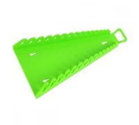 Sealey Hi-Vis 15 Spanner Rack Small to Big Durable Material Wall Mount/Carry Handle ** WR09HV - Green - Small at top **