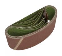 Sealey 100mm x 610mm Sanding Belt 100mm x 610mm 80g Pack of 10