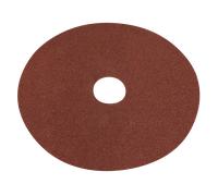 Sealey WSD540 Worksafe® 125mm Fibre Backed Sanding Disc 40Grit - Pack of 25