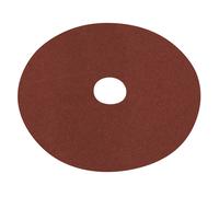 Sealey WSD560 Worksafe® 125mm Fibre Backed Sanding Disc 60Grit - Pack of 25