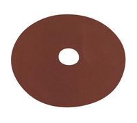 Sealey WSD580 Worksafe® 125mm Fibre Backed Sanding Disc 80Grit - Pack of 25