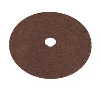 Sealey WSD724 Worksafe® 175mm Fibre Backed Sanding Disc 24Grit - Pack of 25