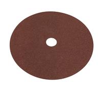 Sealey WSD740 Worksafe® 175mm Fibre Backed Sanding Disc 40Grit - Pack of 25