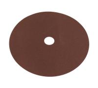 Sealey WSD780 Worksafe® 175mm Fibre Backed Sanding Disc 80Grit - Pack of 25