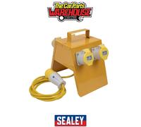 Sealey WSSB16 Cee 4-Way Splitter Box 1.5Mm Cable 16A Plug