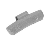 Sealey WWAH25 Wheel Weight 25G Hammer-On Plastic Coated Zinc For Alloy Wheels Pack Of 100