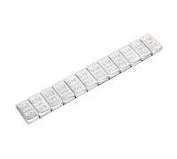 Sealey WWSA5 Steel Adhesive Wheel Weight 5g Strip of 12 - Pack of 100