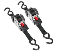 Sealey X2 Auto Retractable Auto-Rewind Ratchet Straps 25mm X 3M Atd25301
