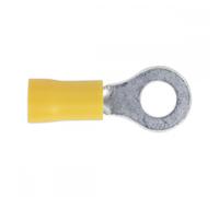 Easy-Entry Ring Terminal 6.4mm (1/4'') Yellow Pack of 100