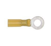 Sealey YTSR2584 Heat Shrink Ring Terminal Ø8.4Mm Yellow Pack Of 25
