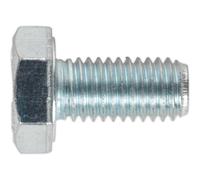 Sealey Zinc Plated 8.8 Steel Din 933 HT Setscrews M10 20mm Pack of 25