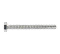 Sealey Zinc Plated 8.8 Steel Din 933 HT Setscrews M10 100mm Pack of 25