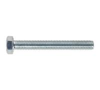 Sealey Zinc Plated 8.8 Steel Din 933 HT Setscrews M5 40mm Pack of 50