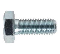Sealey Zinc Plated 8.8 Steel Din 933 HT Setscrews M10 25mm Pack of 25