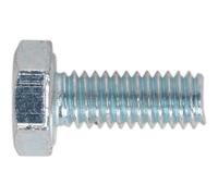 Sealey Zinc Plated 8.8 Steel Din 933 HT Setscrews M4 16mm Pack of 50