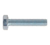 Sealey Zinc Plated 8.8 Steel Din 933 HT Setscrews M4 20mm Pack of 50