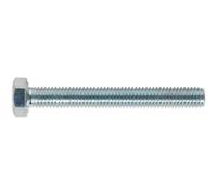 Sealey Zinc Plated 8.8 Steel Din 933 HT Setscrews M5 40mm Pack of 50