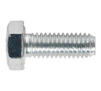 Sealey Zinc Plated 8.8 Steel Din 933 HT Setscrews M6 16mm Pack of 50