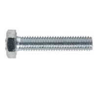 Sealey Zinc Plated 8.8 Steel Din 933 HT Setscrews M6 30mm Pack of 50