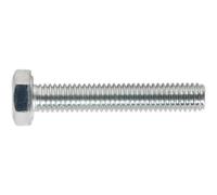 Sealey Zinc Plated 8.8 Steel Din 933 HT Setscrews M6 35mm Pack of 50