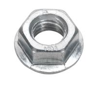 Sealey Zinc Plated Serrated Flange Nut M12 - Pack of 50 FN12