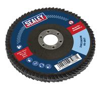 Sealey Zirconium Abrasive Flap Disc 100mm 60g Pack of 1