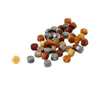 Sealing beads, sealing beads, sealing kit with assorted coloured letters, 100 stamp beads for creative letter envelopes for wedding invitation