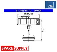 SEALING CAP, BRAKE FLUID RESERVOIR ATE 03.3556-1113.2