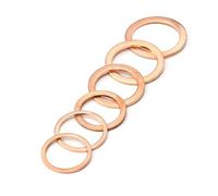 Sealing gasket 100/150/200/250/300/568pcs Copper Washer Gasket Set M4-M14 Flat Ring Seal For Boat Crush Flat Seal Ring Sump Plug Oil Sealing gasket(568pcs)