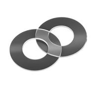 Sealing Gasket PVC Insulating Flat Sealing Washer M1.2-M12 Thickness 0.3mm 300pcs(Soft,M2.5(OD5) 500pcs)