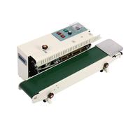 Sealing Machine 5-12mm Sealing Width Continuous Band Sealer Automatic Horizontal Plastic Bag Band Sealer Machine with Digital Temperature Control Electric Packing Tool for Household Commercial Packagi