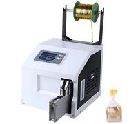 Sealing Machine Automatic Twist Tie Bundle, Automatic Twist Tie Machine for Wire Harness Binding, Includes Wire, 4.3" Touch Panel, for Bakery, Power Cord, Network Cable Packaging Ovalplasticcoatedwire