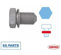 Sealing Plug, oil sump for AUDI A1 A1 Sportback A2 A3 CORTECO 220125S