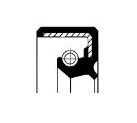 Sealing ring FPM (fluoride rubber) 01026395B CORTECO