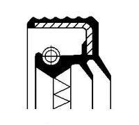 Corteco Sealing Ring 01031898B FPM (fluoride rubber) 40x75x11 mm