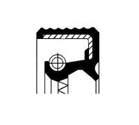 Sealing ring NBR (nitrile butadiene rubber) 12017268B CORTECO