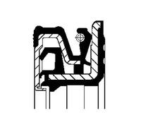 Sealing ring NBR (nitrile butadiene rubber) 19033611B CORTECO