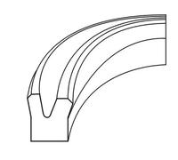 Sealing ring PU (Polyurethane) 19034404B CORTECO