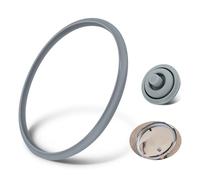 Sealing Rings Pressure Cooker for WMF Perfect Replacement Parts - Rubber Rings Pressure Cooker 22 cm and Cooking Signal Seal for WMF Perfect and Silit Sicomatic, Suitable for Pressure Cooker 3 L/4.5 L