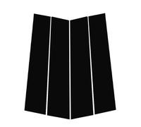 Sealing Strip 4Pcs Car Window Door Column BC Pillar Post Cover Trim Decoration Stickers Styling For Toyota For Yaris For Cross XP210 2020-2024 2025 OQRDVVTT