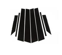 Sealing Strip 8Pcs Car Door Window Middle Column Trim Strip Stickers For Hyundai For Creta Ix25 2017-2019 BC Column Pillar Cover Decoration OQRDVVTT