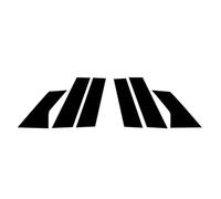 Sealing Strip Car Pillar Posts Door Window Decoration Stickers Trims Cover Decal For Mazda CX-3 2016 2017 2018 2019 2020 2021 Auto Styling OQRDVVTT