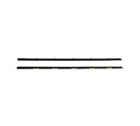 Sealing Strip Car Window Glass Sealed Strip for Civic MK5 MK6 1991-2000 for Ballade EK Door Rainproof Weather Weatherstrip Belt Accessories OQRDVVTT(Black 96-00)