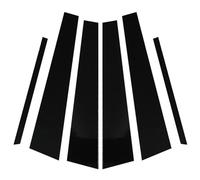 Sealing Strip Glossy Black Pillar Posts Car Window Door Trim Cover Sticker Styling Accessories For VW For Passat B6 2006-2010 B7 2011-2015 OQRDVVTT