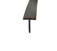 Sealing Strip Silicone, T-Shaped Rubber Gap Cover Strip for Doors Furniture Cars Black Multiple Sizes 1-10m(6x8mm T,3.0m)