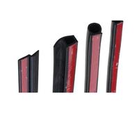 Sealing Strip Trim Cover 2M Car Door Seals Double-Layer Auto Weatherstrips Soundproof Car Sealing Strip Universal for Door Trunk Hood(Z)