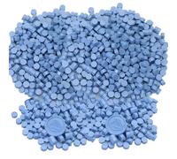 Sealing Wax Beads Kit - 600pcs Dust Blue Wax Seal Beads for Wedding Invitations & Christmas Envelopes